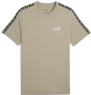 PUMA - ESS TAPE TEE - T-shirt - Lux Army - Korte Mouwen - Regular Fit