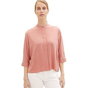 TOM TAILOR Losse fit basic blouse voor dames, 32224-fading Rose, 46