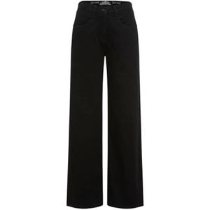 Raphaela by Brax Laura Flared Modern Denim Jeans voor dames, 02 Black, 29W / 30L