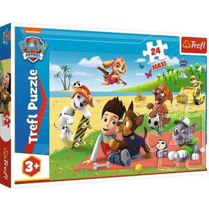 Pz. Maxi - PAW Patrol - Fiets - 24T - Vrolijk Design - Stevige Materialen
