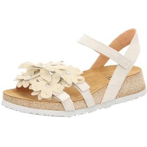 Think! dames KOAK chromfrei gegerbte nachhaltige Sandale, IVORY/KOMBI 1010