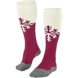 FALKE Dames SkiSokken SK2 Intermediate W KH Wol Functioneel Material Warm Dik 1 Paar, Rood (Rose 8564), 37-38