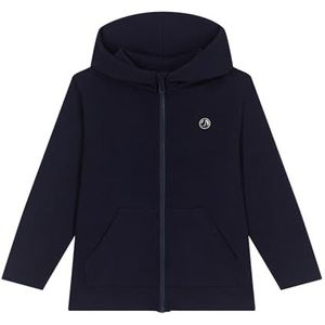 Petit Bateau Sweatshirt met capuchon voor kinderen en jongens, Blauw, 12 jaar