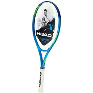 HEAD Ti. Conquest Tennisracket - Voorgespannen Head Light Balance 60 cm racket - 4 3/8"" grip, blauw