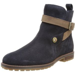 Tommy Hilfiger Winona 1 B, Dameslaarzen, Bleu Middernacht, 40 EU