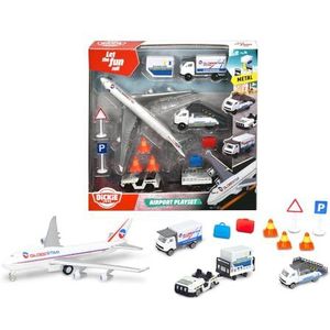 Dickie Toys 203743001 - Airport Playset, vliegtuigen set