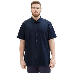 TOM TAILOR Herenhemd, 10668 - Sky Captain Blue, XXL