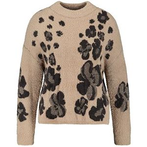Taifun Dames 272034-15408 pullover, Heather Green patroon, 44
