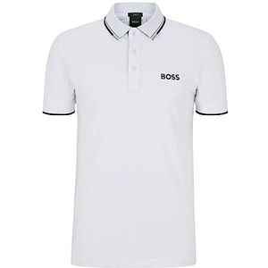 BOSS Paddy Pro Golf Polo Poloshirt voor heren, wit, L