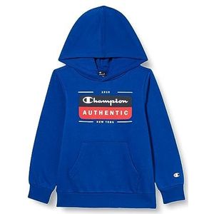 Champion Legacy Graphic Shop B-Ultralight Powerblend Fleece sweatshirt met capuchon voor kinderen en jongeren, Blauw, 9-10 jaar