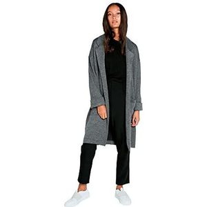 PIECES Vrouwelijke Coatigan PCDORITA, dark grey melange, S