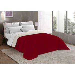 Italian Bed Linen Basic winterdekbed, afzonderlijk, crème/bordeaux