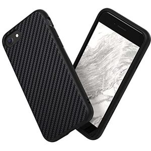 RHINOSHIELD Case Compatible with iPhone SE3/SE2/8/7 | SolidSuit-Shock Absorbent Slim Design Protective Cover with Premium Matte Finish 3.5M/11ft Drop Protection - Carbon Fiber