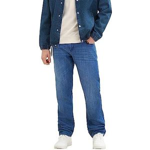 TOM TAILOR Marvin Straight Jeans voor heren, 10119 - Used Mid Stone Blue Denim, 33W / 32L