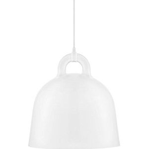 Norman Copenhagen Bell hanglamp, aluminium, wit, 44 x 42 cm