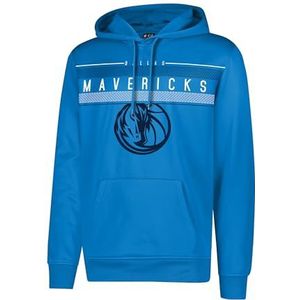 NBA heren fleece hoodie pullover sweatshirt poly midtown, heren, midtown hoodie