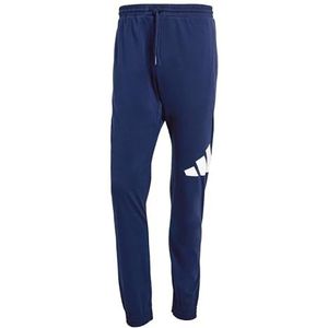 adidas Heren ESSENTIALS BIG LOGO SINGLE JERSEY PANT, dark blue/white, XL