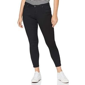 Lee Scarlett Cropped Jeans, voor dames, Black Rinse, 24W / 31L