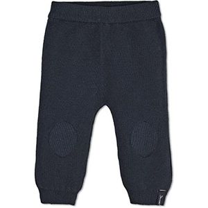 Sterntaler Baby-jongens GOTS gebreide broek kniebenadrukking, babybroek, donkermarine, 68