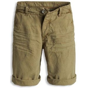 edc by ESPRIT Heren Shorts in Chino stijl 054CC2C019, beige (dark pier beige 791), 28