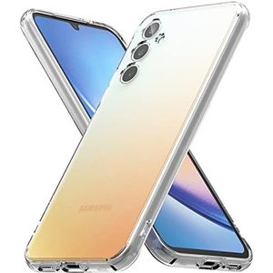 Ringke Fusion Compatibel met Samsung Galaxy A34 5G Case, Anti-Vingerafdruk Doorschijnend Schokbestendig Bumper Hoesje - Matte Clear
