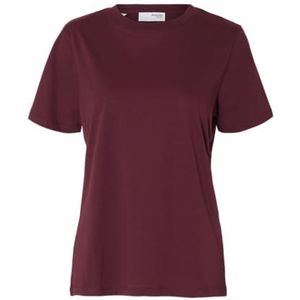 SELECTED FEMME - Slfmyessential Ss O-Neck Tee Noos - T-shirt - Zwart