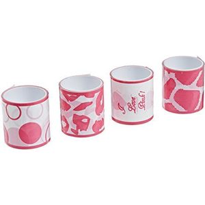 TapeCase SGT-2000 roze polypropyleen/rubberlijm, Super Girl Tapes, design tapes met patroon