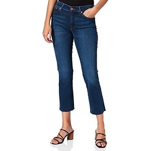 7 For All Mankind Dames enkellaars Slim Illusion Eco Empower met Raw Cut Jeans, donkerblauw, 24W x 30L
