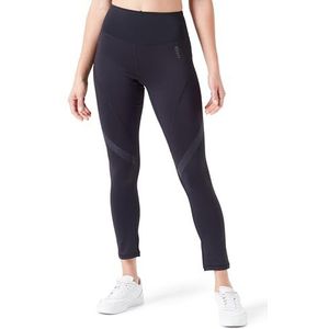 Champion Athletic Club W Quick-Dry Poly-Stretch High Waist Leggings, Zwart, S Dames SS24, Zwart, S