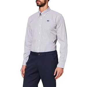 La Martina Heren Man L/S Vichy Traditioneel Shir Casual Shirt, Check Multicolor, 4XL