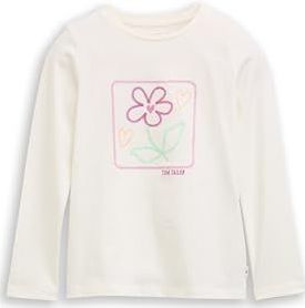 TOM TAILOR Shirt  blauw / oranje / pink