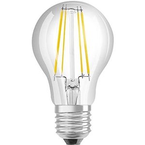 LEDVANCE LED spaarlamp, glazen gloeilamp, E27, warm wit (3000K), 2,5 watt, vervangt 40W gloeilamp, zeer efficiënt en energiebesparend, pak van 6