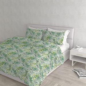 Italian Bed Linen DAFNE Beddengoedset, bedrukt, microvezel, Honolulu, tweepersoonsbed