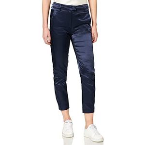Love Moschino Dames Chino Broek met Golden Love Application Pants, blauw, 46