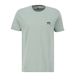 Alpha Industries Basic T T-Shirt met Kleine logo voor mannen Dusty Green