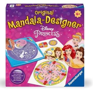 Ravensburger Mandala Designer Disney Princess 23847, Zeichnen lernen für Kinder ab 6 Jahren, Zeichen-Set mit Mandala-Schablonen für farbenfrohe Mandalas