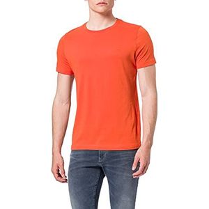 camel active Heren 4096415t01 T-Shirt, oranje, S