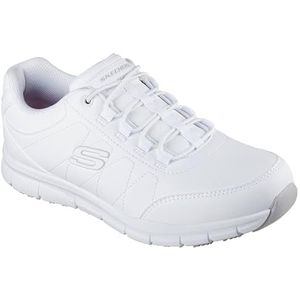 Skechers Nampa Osil medische serviceschoen voor heren, wit, 42 EU, Wit, 41 EU