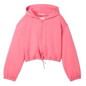 TOM TAILOR Oversized hoodie voor meisjes en kinderen met print op de rug, 34611 - Dull Pink, 128 cm
