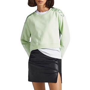 Pepe Jeans Alissa T-shirt voor dames, Groen (Bleach Green), L