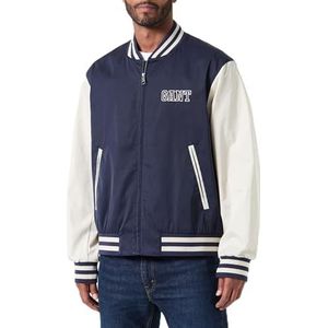 GANT LIGHT VARSITY JACKET, evening blue, M