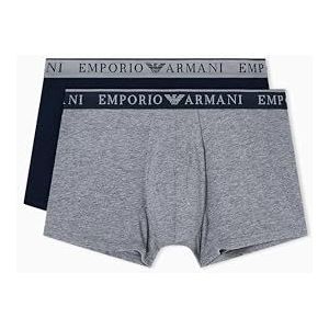 EMPORIO ARMANI Heren Endurance 2-Pack Trunk, Blauw, XL, Blauw, XL
