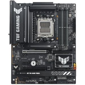 ASUS TUF Gaming B650E-PLUS WIFI moederbord AMD ATX, 12 + 2 + 1 fasen voeding, DDR5-slot, PCIe 5.0, 3 M.2-sleuven, Wi-Fi 6E, Ethernet Realtek 2,5 GB, DisplayPort, HDMI, USB-A 20 Gbps, Aura Sync, zwart