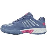 K-Swiss Hypercourt Express 2 Hb tennisschoen voor dames, Infinity Blue Blush Carmine Rose, 41 EU