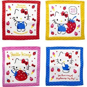Joy Toy 20611 Hello Kitty magische handdoek, meerkleurig, 30 x 30 cm