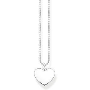Thomas Sabo Halsketting met hanger in hartvorm in sterling zilver, KE2128-001-21-L45V