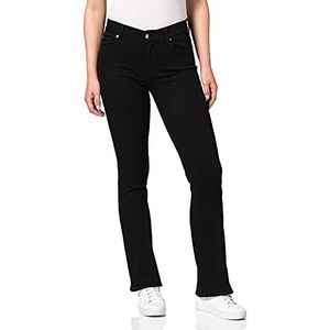 7 For All Mankind Dames Bootcut Rinsed Black Jeans