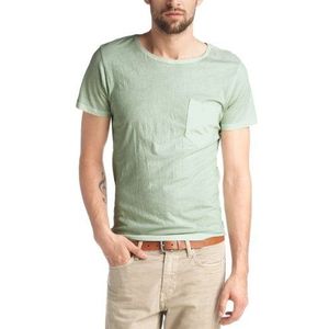 ESPRIT - T-shirt – 1/2 mouwen – heren, groen (grasgroen 312), M