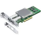 10Gtek - 10Gb PCI-E NIC Netwerkkaart - Dual SFP+ Poort - PCI Express