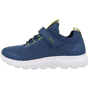 Geox Jongens J Spherica Boy Sneakers, avio lime, 38 EU Smal